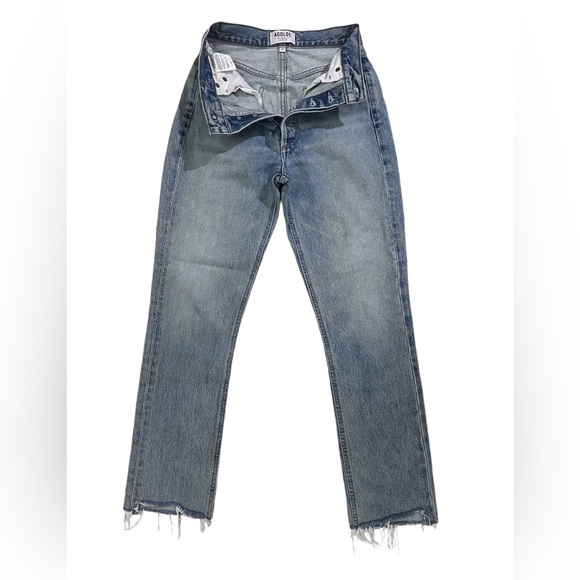 Agolde Riley High Rise Straight Crop Jean - Picture 7 of 14